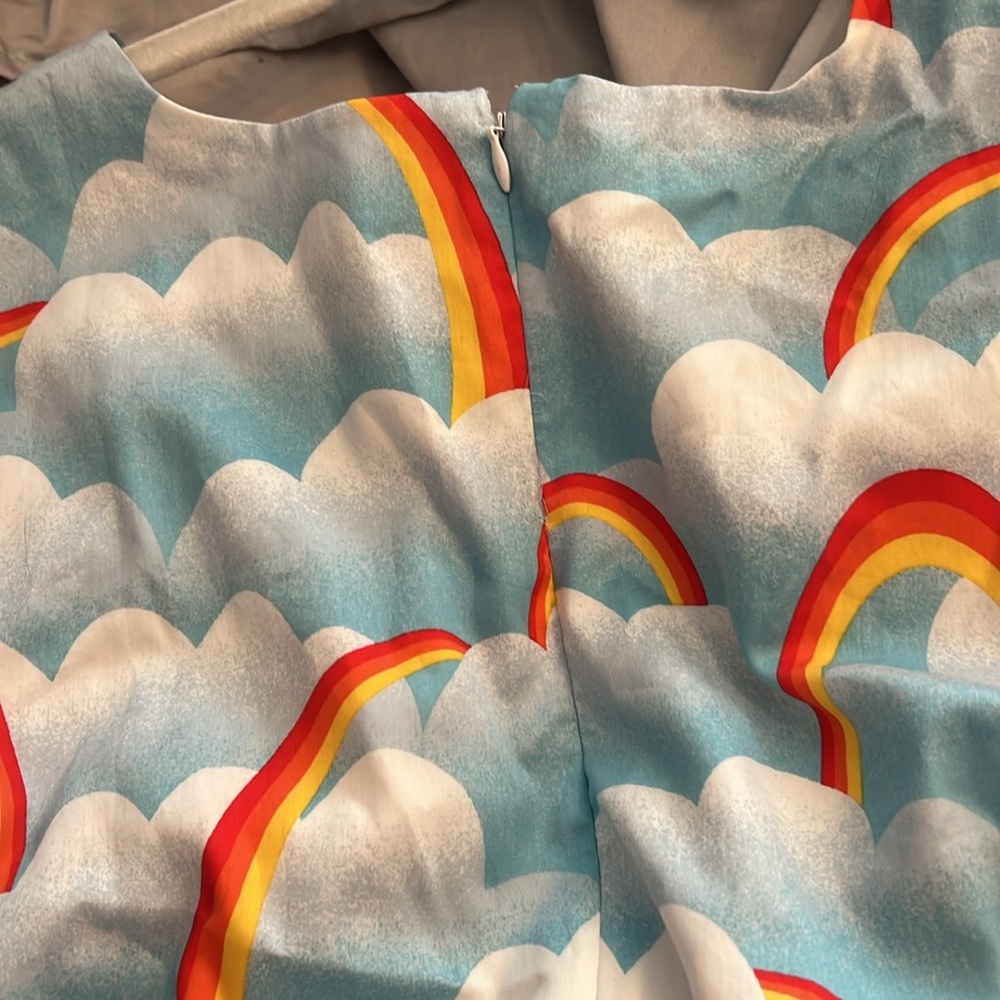 Rainbow lightweight ModCloth dress. - Picture 3 of 4
